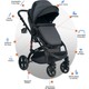 Joell New Truva III Travel Sistem Bebek Arabası - Siyah Füme