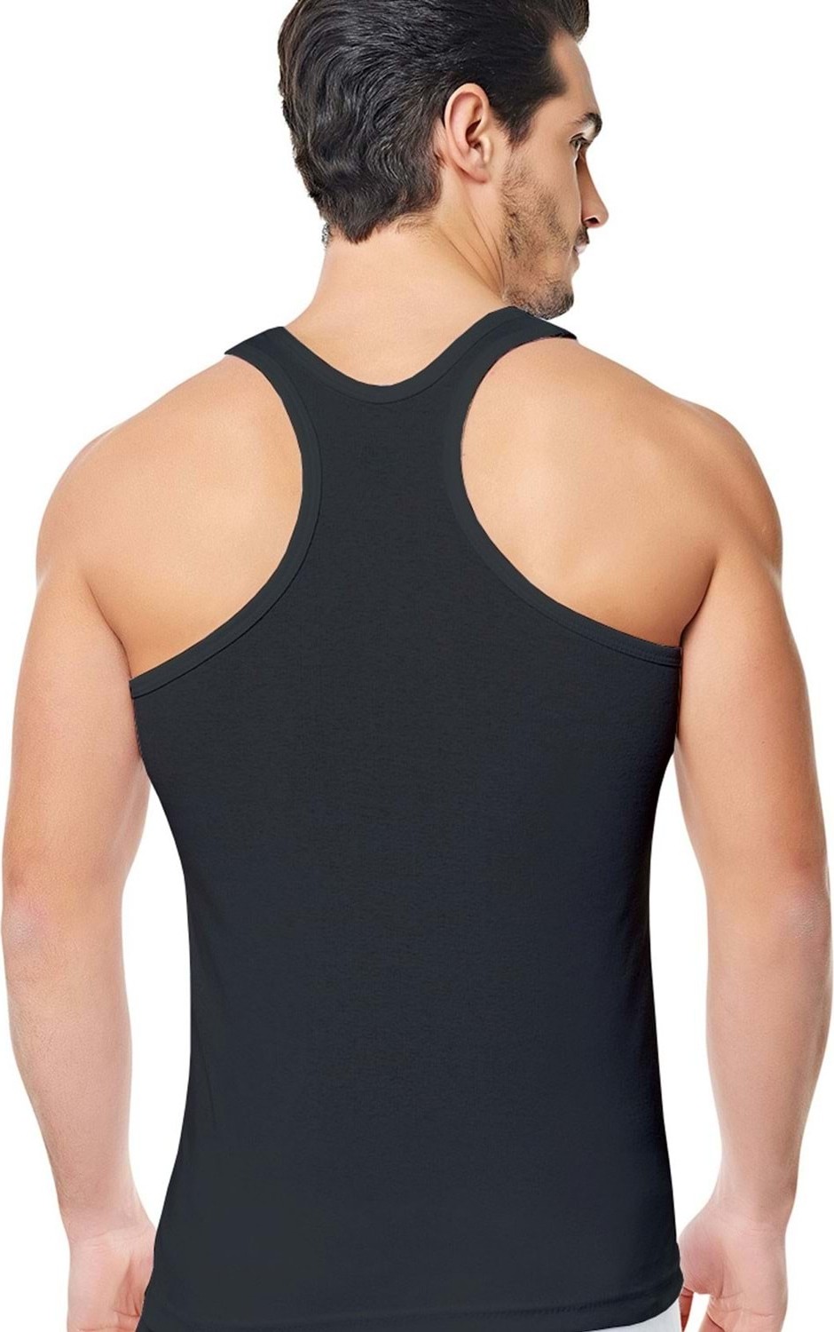 Tutku 6'lı Paket 0118 Erkek Ribana Sporcu Rambo Atlet - Tutku - Siyah - Xl görsel 2