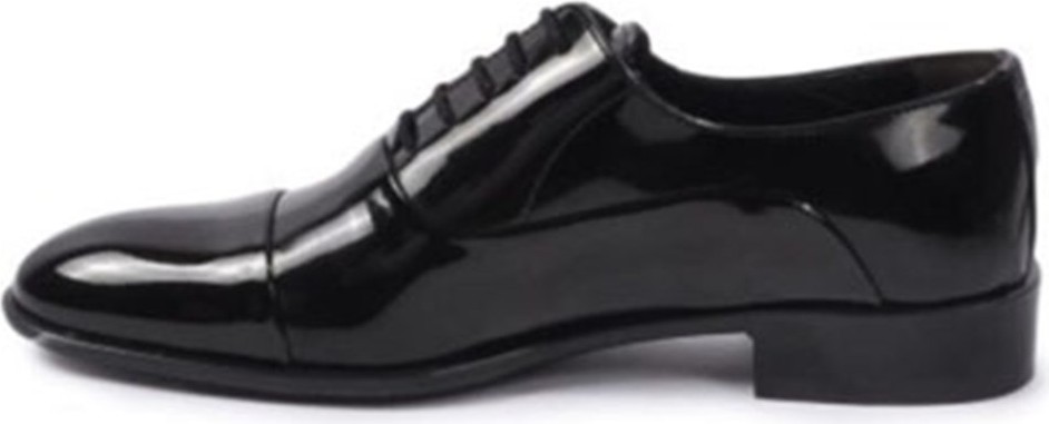 Pierre Cardin 70Pc20 Erkek Günlük Klasik Rugan Deri Bağlı Kundura Siyah Rugan görsel 3
