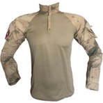 Özmert Askeri Malzeme Jandarma Kombat T-Shirt Uzun Kol Kamuflaj Mikrofiber Özellikli