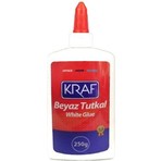 Kraf Beyaz Tutkal 250 Gram Çeşitli Malzemeleri Birleştiren Güçlü Yapıştırıcı
