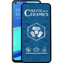 Caseworld Realme C3 Tam Kaplayan Mat Seramik Nano Esnek Ekran Koruyucu Cam