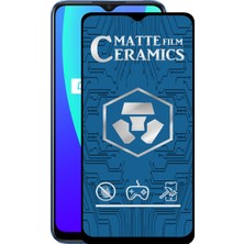 Caseworld Realme C15 Tam Kaplayan Mat Seramik Nano Esnek Ekran Koruyucu Cam