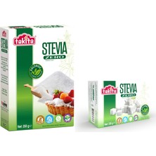 Takita Stevia Zero Beyaz 2’li Tatlandırıcı Set Toz Tatlandırıcı 250 gr ve Küp Tatlandırıcı 225 gr