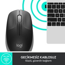 Logitech M190 Siyah Kablosuz Optik Mouse