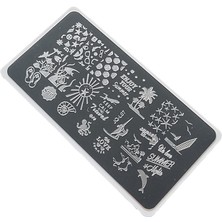 Aba Nails Nail Art Stamping Baskı Plakası