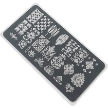 Aba Nails Nail Art Stamping Baskı Plakası