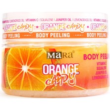 Mara Orange Candy Değerli Yağlar Içeren Portakal Şekeri Vücut Peeling 300GR