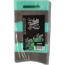 Auto Finesse Tyre & Trim Applicator - Lastik ve Plastik Yuzey Pedi 3lü Set