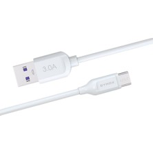 Syrox C108 Micro USB Girişli 18W 3.0A Hızlı Şarj ve Data Kablosu