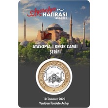 Benim Koleksiyonum Ayasofya-I Kebir Camii Şerifi (Tedavül) Hatıra Parası