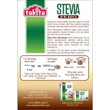 Takita Stevia Kahverengi  2’li Tatlandırıcı Set Toz Tatlandırıcı 250 gr ve Küp Tatlandırıcı 225 gr