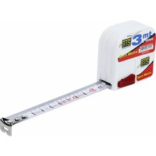 Bts 12353 Şerit Metre Beyaz Stoplu 3 M x 16 mm