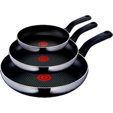 Tefal Tefal Titanium Resist Tava 20+26+28CM 3lü Tava Seti