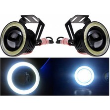 Carup 76 mm Encıllı Mercekli Beyaz LED  Sis Lambası