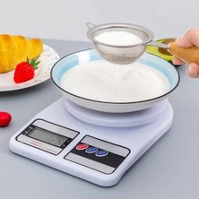 Endiket Dijital Ekranlı Hassas Terazi 10 kg Kapasiteli LCD Ekranlı Mutfak Tartısı Ölçüm Cihazı 1GR-10KG