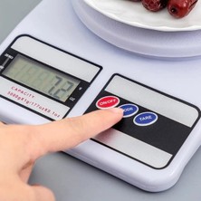 Endiket Dijital Ekranlı Hassas Terazi 10 kg Kapasiteli LCD Ekranlı Mutfak Tartısı Ölçüm Cihazı 1GR-10KG