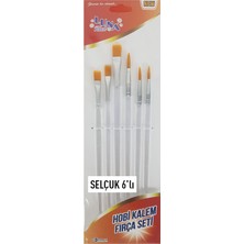 Luna Touch Hobi Kalem Fırça  Seti  Selçuk 6'lı