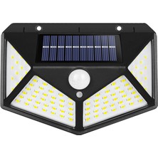 Wuzan Dış Mekan Güneş Enerjisi 100 LED Solar Duvar Güneş Lambası (Yurt Dışından)