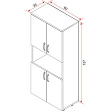 Wugge Ayaklı Metal Saksı 3 Parça Set