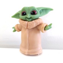 Hd Marketim Star Wars 3D Baby Yoda Mini Figür Oyuncak 6cm 9144