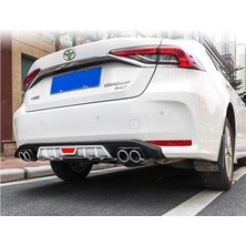 Fetih Oto Toyota Corolla Arka Tampon Difüzör 2019 - 2022 4 Egzoz