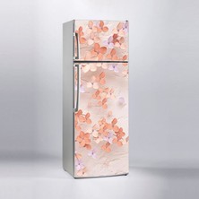 Sticker Art Buzdolabı Sticker Kaplama Dolap Kaplama Etiketi 3D Yapraklar