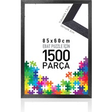 Sar Puzzle puzzle ve Yapboz Çerçevesi 1500 Parça Için Ebat 85CMX60CM Siyah