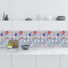 Sticker Art Mutfak Tezgah Arası Folyo Fayans Kaplama Folyosu Türk Karo 60 x 400  cm
