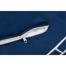 instababyrooms Çift Taraflı Dekoratif 43CM x 43CM Bebek Çocuk Odası 4 Lü Kırlent Kılıfı Model 057