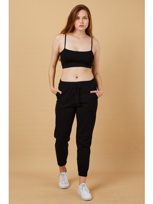Twenty3 Kadın Beli ve Paçası Lastikli Eşofman Altı