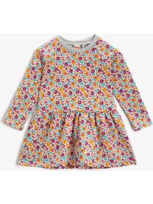 Koton Kids Çiçek Desenli Elbise