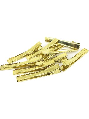 Hobizubi Reçine Epoksi Takı Kıskacı  Gold  25 Adet