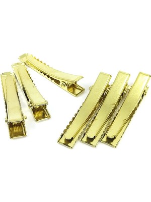 Hobizubi Reçine Epoksi Takı Kıskacı  Gold  25 Adet