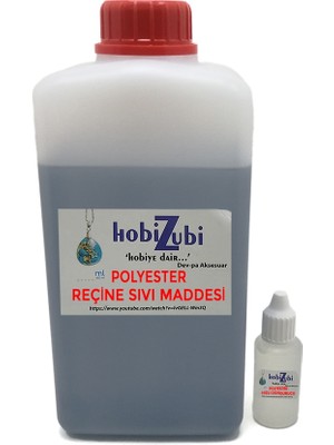 Hobizubi Polyester Reçine Sıvı Maddesi - 5 Litre