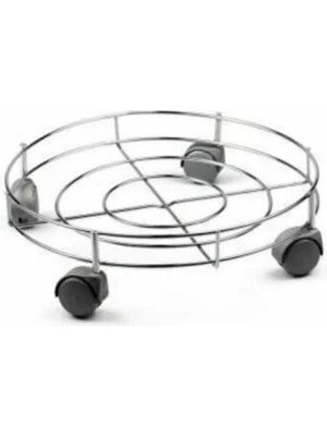 Morponi Damacana Tüp Saksı Altlığı Tekerlekli Taşıma Aparatı Tüpçek