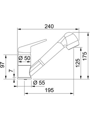 Franke Novara Plus Armatür, Spiralli