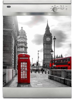 Sticker Art Bulaşık Makinesi Sticker Kaplama Beyaz Eşya Kaplama Telefon Kulubesi