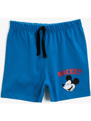 Koton Mickey Mouse Şort Lisanslı Pamuklu