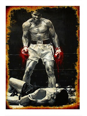 Tablomega Muhammed Ali Art Mdf Poster