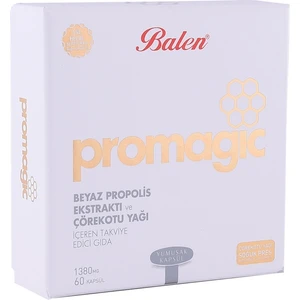 Balen Promagic Beyaz Propolis Ekstraktı ve Çörekotu Yağı 1380MG 60 Kapsül