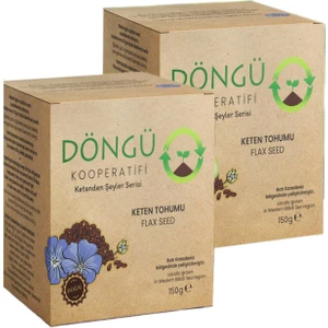Döngü Kooperatifi %100 Yerli Doğal 2'li Set - Keten Tohumu - Glutensiz