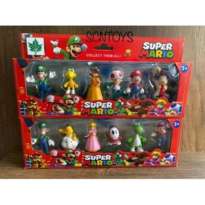 My Bebish Oyuncak Süper Mario Set Süper Mario Figür Oyuncak 12 Li Süper Mario Set Figür