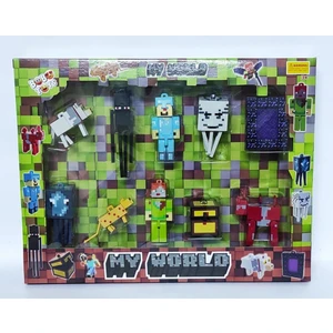 My Bebish 10 Lu Minecraft Figürleri Mega Boy Set Oyuncak