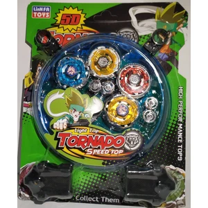 My Bebish Metal Fushion Tornado Beyblade 4'lü Arenalı Oyuncak Set