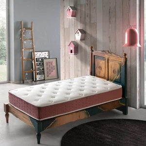 Lotus 130 x 190 Cm. Ultra Lüx Cotton Tek Kişilik Yaylı Yatak