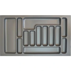 Ayt Fix 85 x 49 Cm. (76 x 44 Cm. Kadar Kesilebilir) Gri Çekmece Içi Kaşıklık