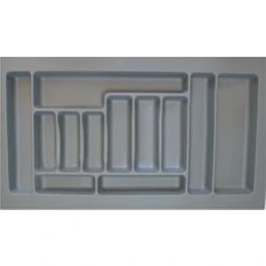 Ayt Fix 85 x 49 Cm. (78 x 38 Cm. Kadar Kesilebilir) Gri Çekmece Içi Kaşıklık