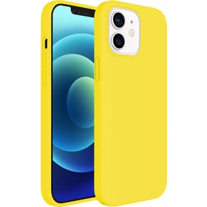 Buff iPhone 12 Mini Rubber S Kılıf Yellow