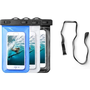 Su Geçirmez İphone Samsung Telefon Kılıfı Pembe